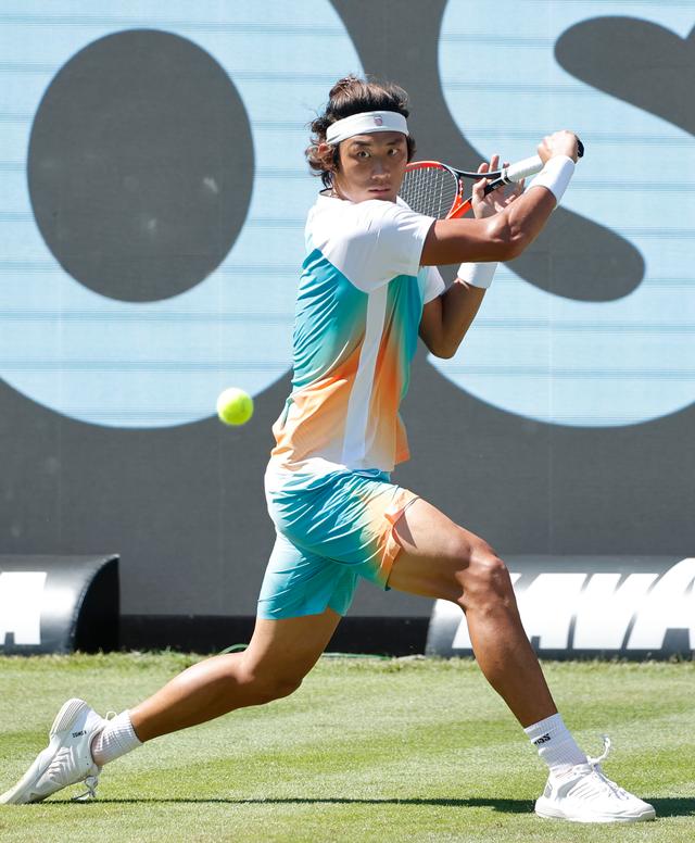 张之臻停步首轮。 图/新华社