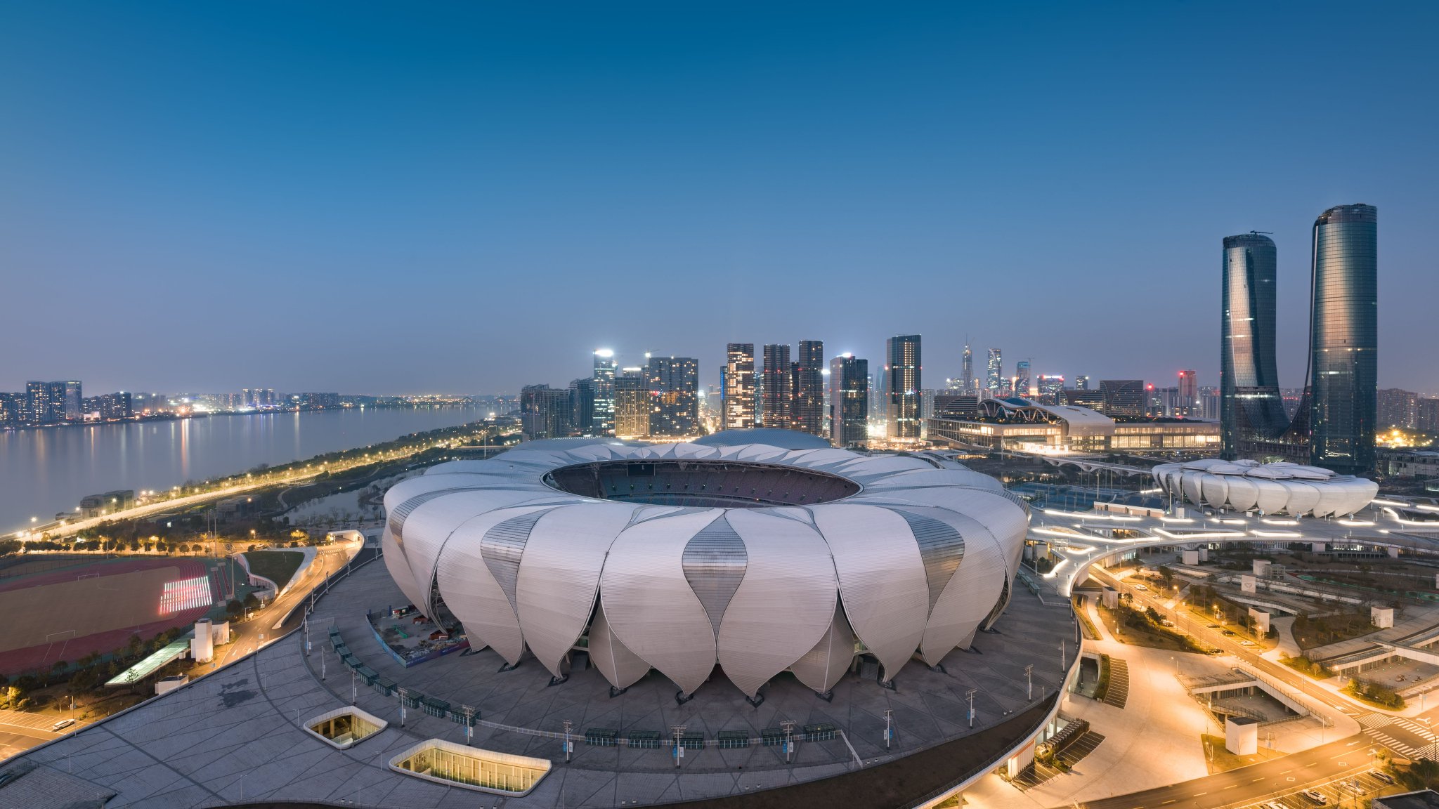 杭州亚运会主场馆大莲花 &nbsp;图片来源 &nbsp;图虫创意
