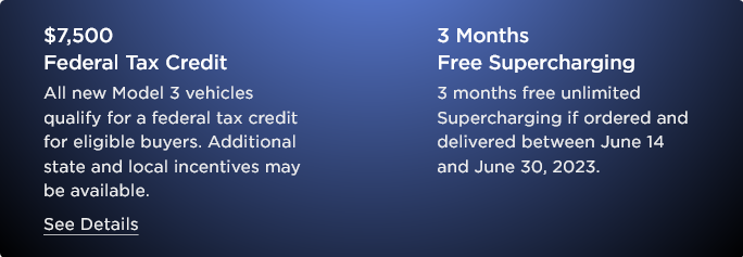 为清理库存，特斯拉为 Model 3 海外用户提供 3 个月免费充电服务