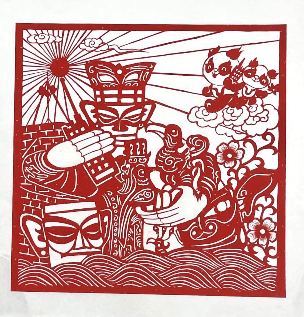 我是大运火炬手丨高慧兰:大运会是成都人的骄傲 通过剪纸传达这份自豪