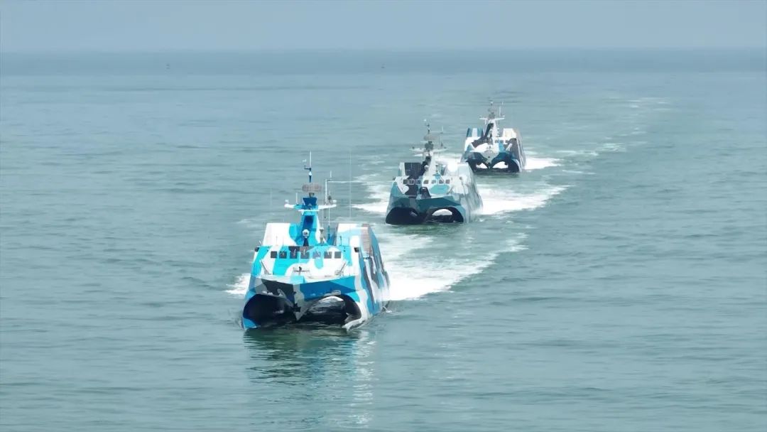 防空反导组织舰艇编队南部战区海军某基地导弹快艇大队南海某海域近日