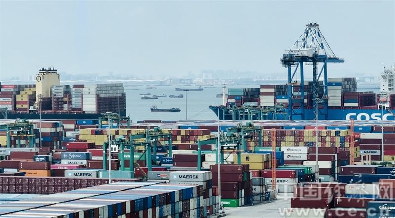 【"粤"升湾区阔 潮涌看中国】广州南沙港:国际航线超150条 畅通"中国