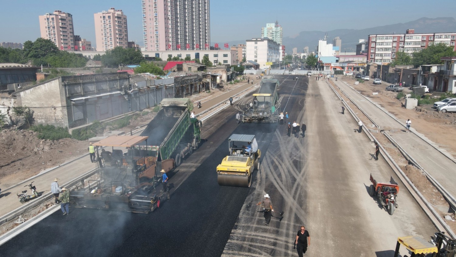这一工程是交城县加快建设和谐宜居城市的重点工作之一,自启动以来