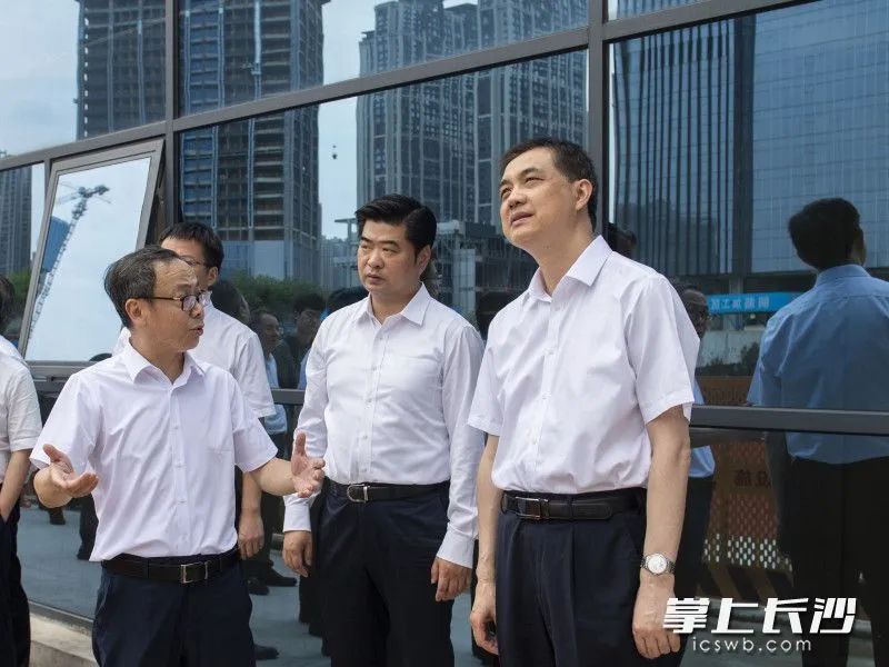 周海兵调研梅溪湖国际新城二期规划建设工作.