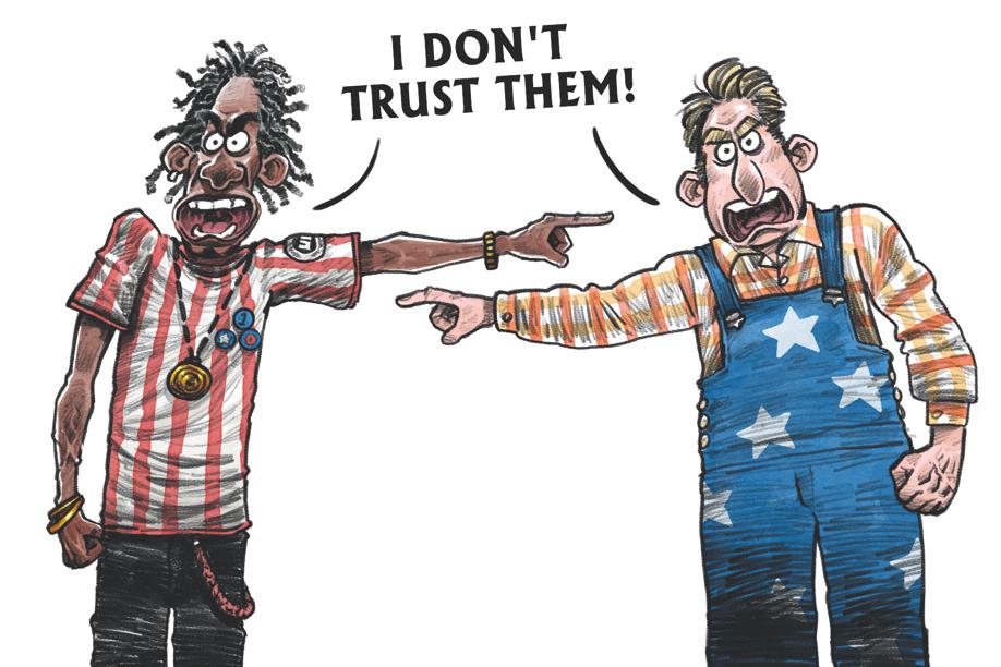 美国人互不信任情况加剧 核心原因在于种族歧视.