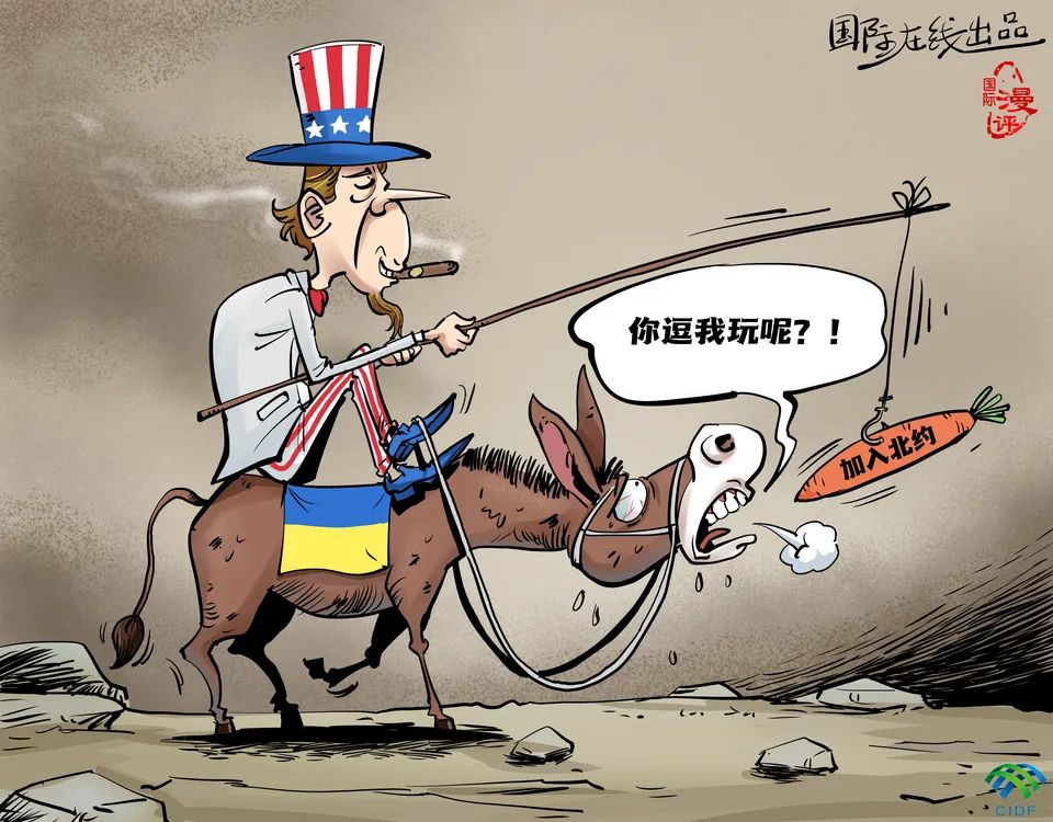 当地时间17日,美国总统拜登表示,美国不会让乌克兰加入北约的过程"