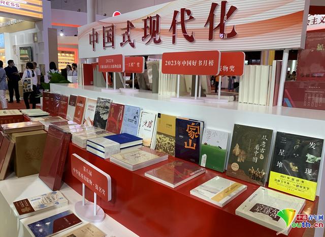 第29届北京国际图书博览会中国出版集团展区图书。中国青年网记者 宋莉 摄