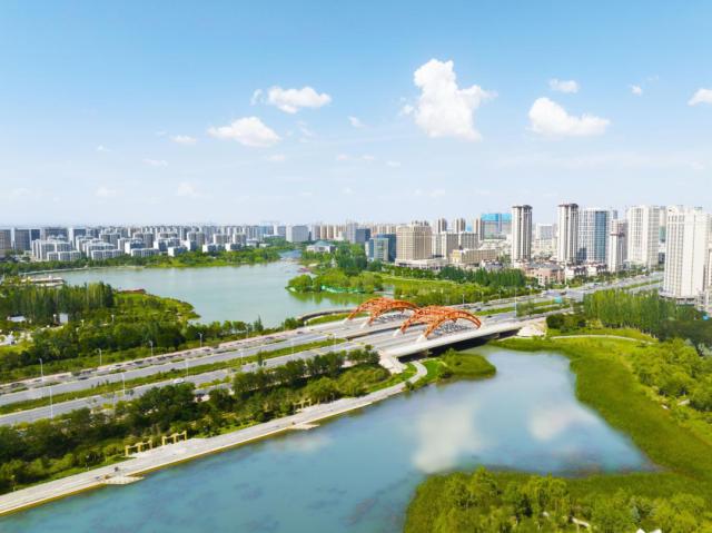 远眺兰州新区 兰州新区融媒体中心供图