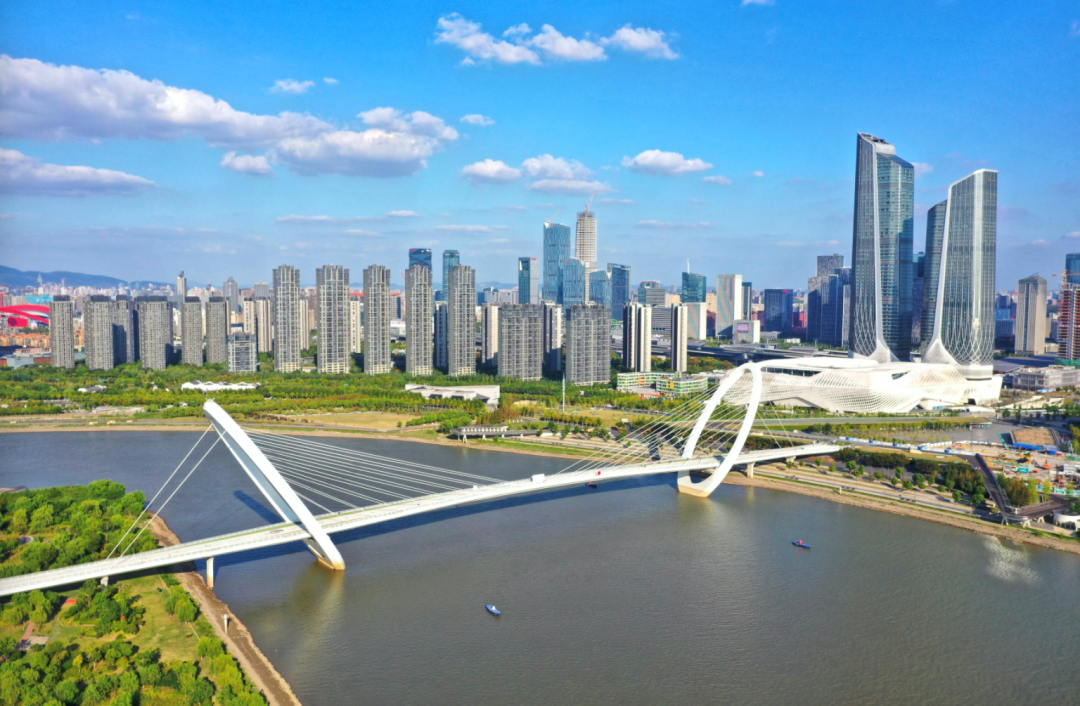 江心洲航拍(图源于网络)