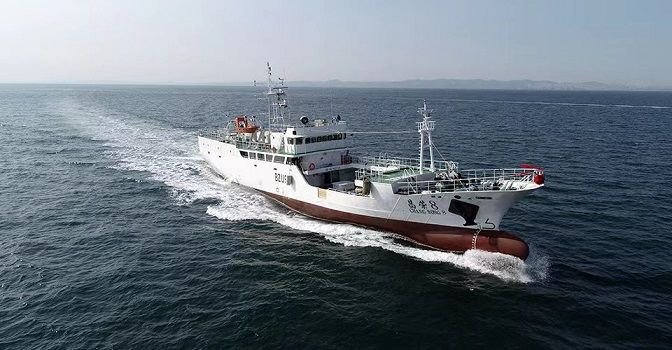 中水渔业远洋捕捞作业现场.&nbsp;公司供图