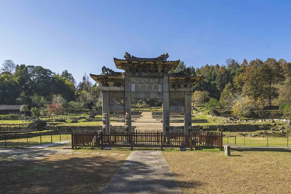 唐崖土司城遗址.(图片来源:视觉中国)