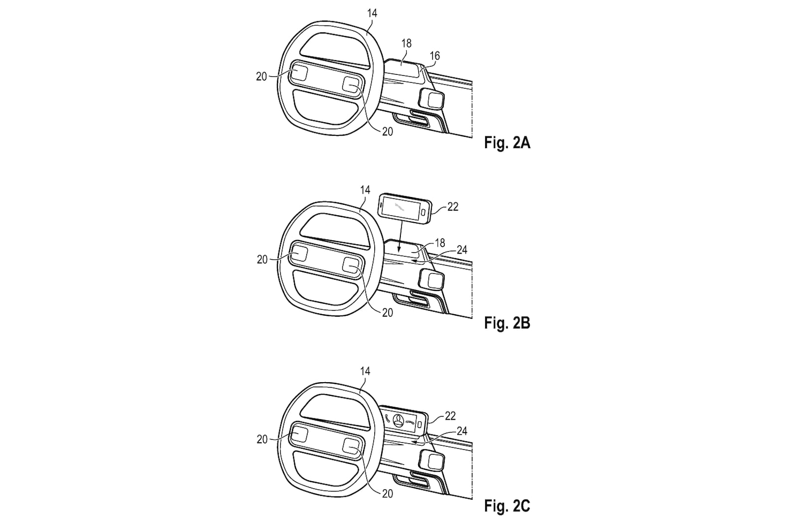 大众汽车最新专利曝光：仪表支持拆卸，可用手机、平板取代
