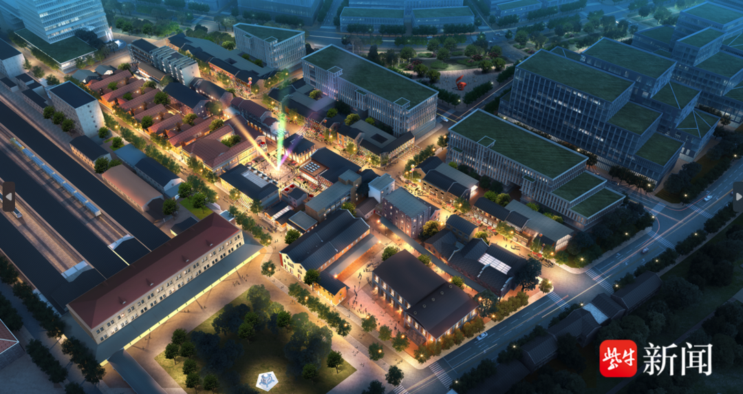 浦口火车站文化街区效果图