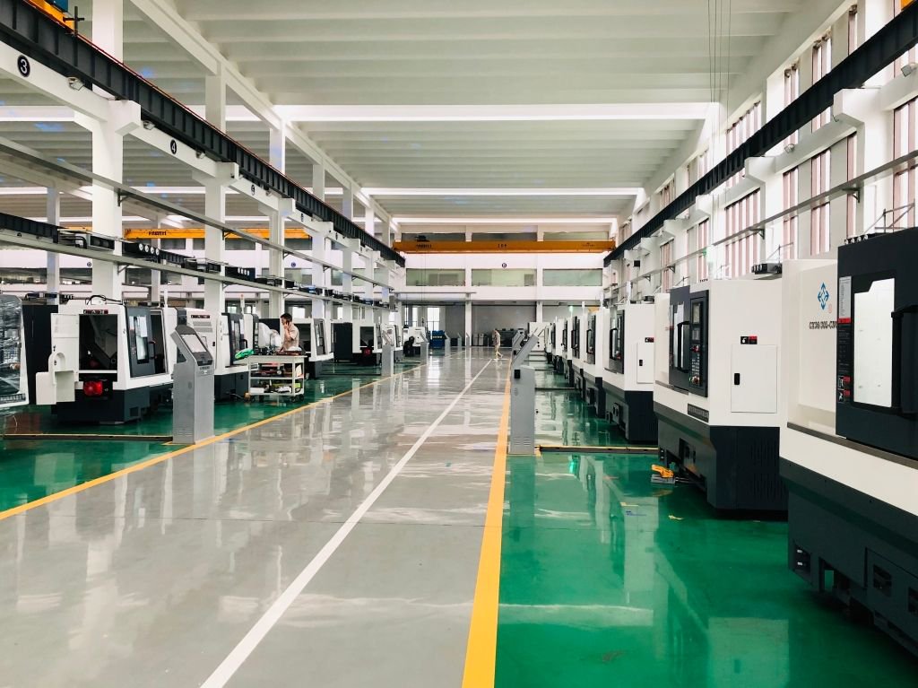 重庆宏钢数控机床有限公司自动化生产车间.