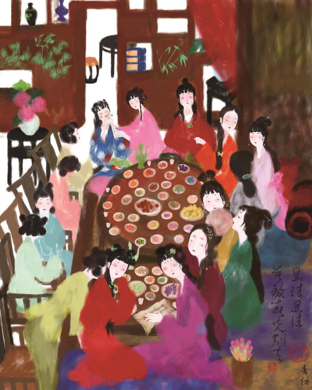 好一幅冬闺集艳图_新浪财经_新浪网