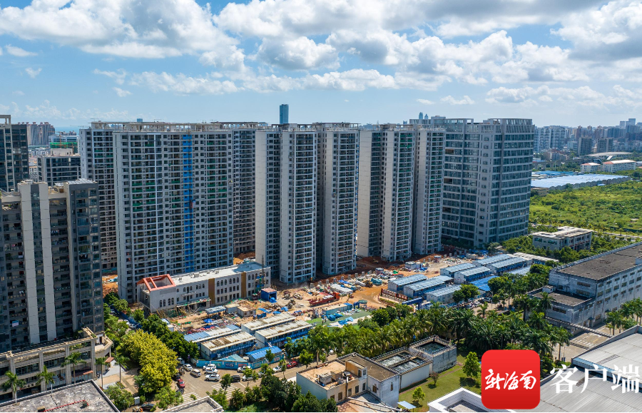 海口中交·药谷雅郡安居房项目.记者 刘洋摄