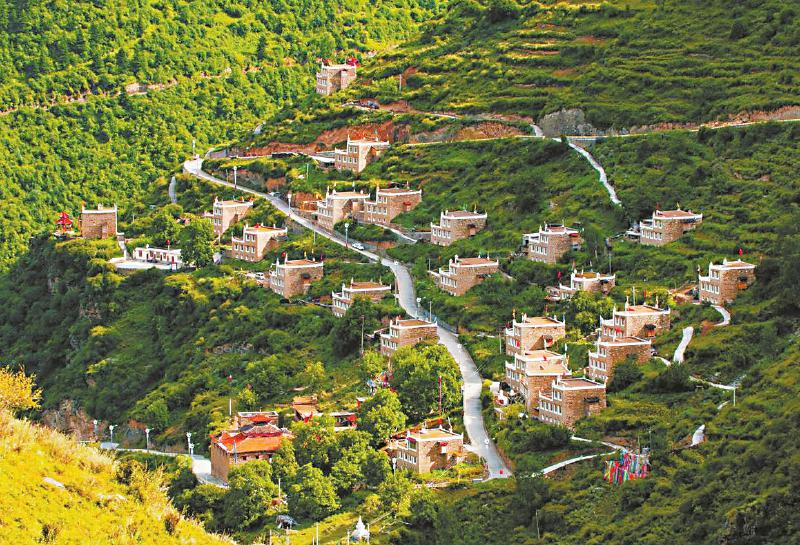 金川县观音桥镇观音村.阿坝州乡村振兴局供图