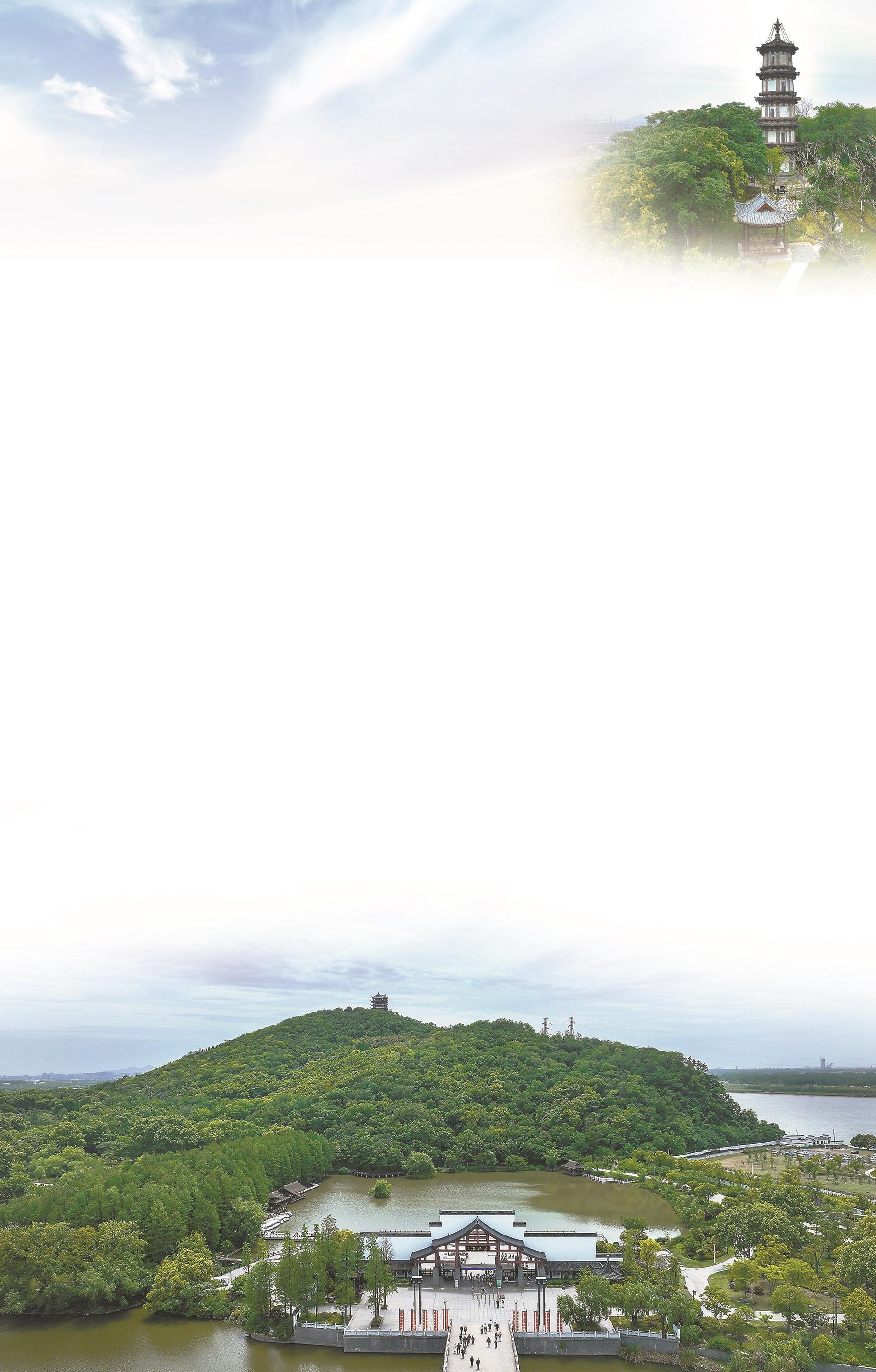 题图上:6月22日拍摄的位于马鞍山市当涂县姑孰镇黄山社区的千年古塔