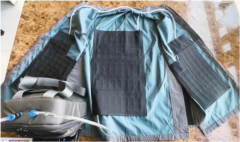 降温服以半导体制冷技术为核心技术可自动控温的新型半导体降温服