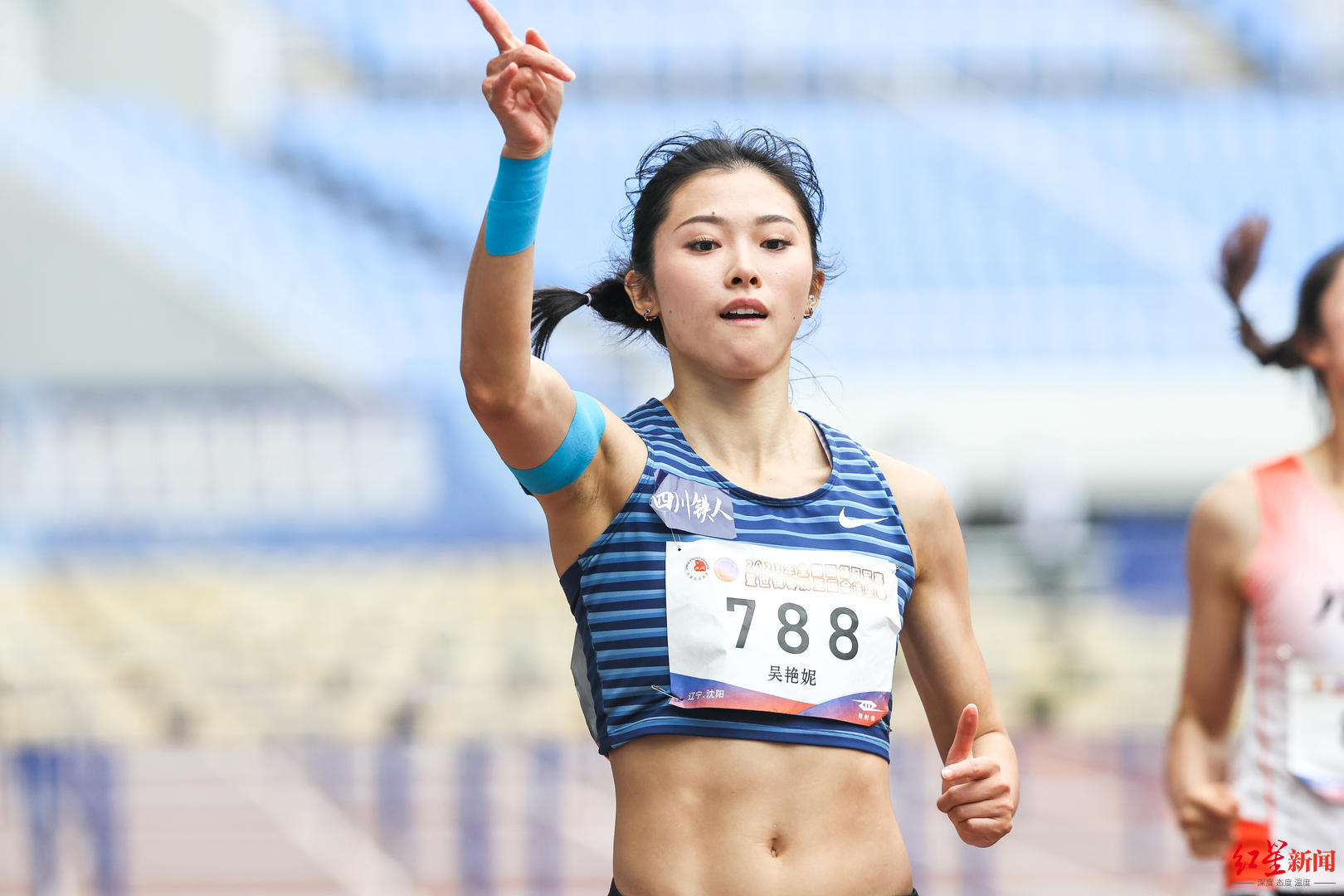 北体现百米女飞人图片