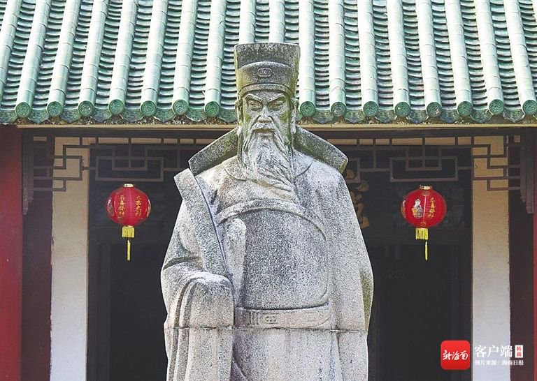 图为海口五公祠内的李德裕雕像.海南日报记者 陈耿 摄
