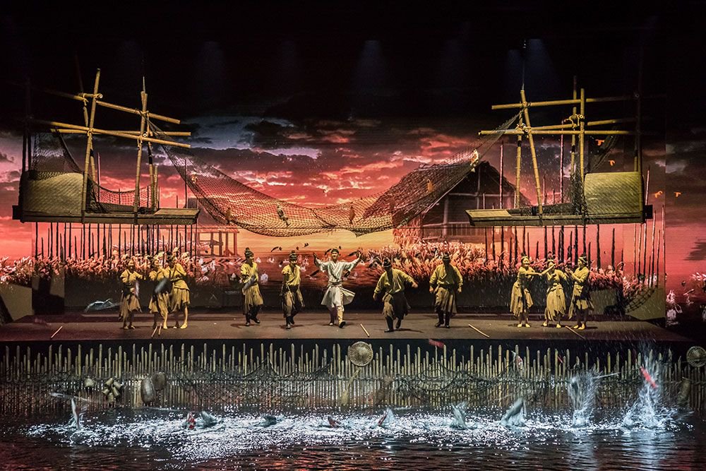 《上海千古情》"申沪溯源"篇章剧照