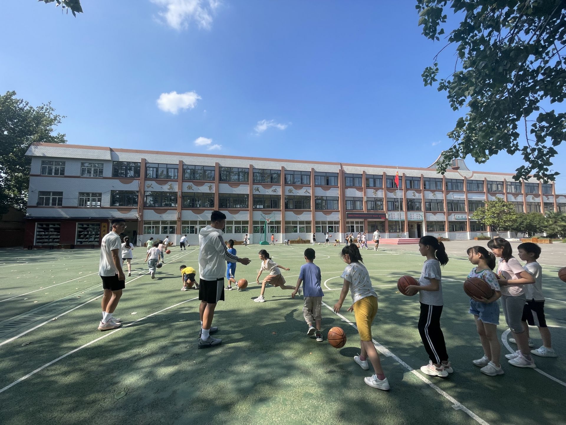 安徽师范大学体育学院联合长青乡中心小学开展夏令营活动|安徽师范