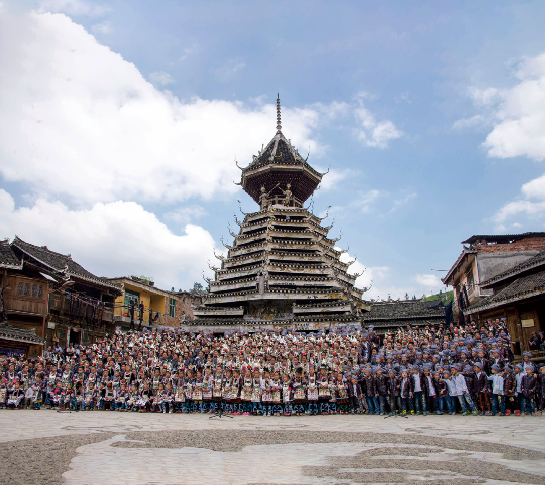 贵州省从江县高增乡小黄村的侗族大歌.(吴德军 摄)