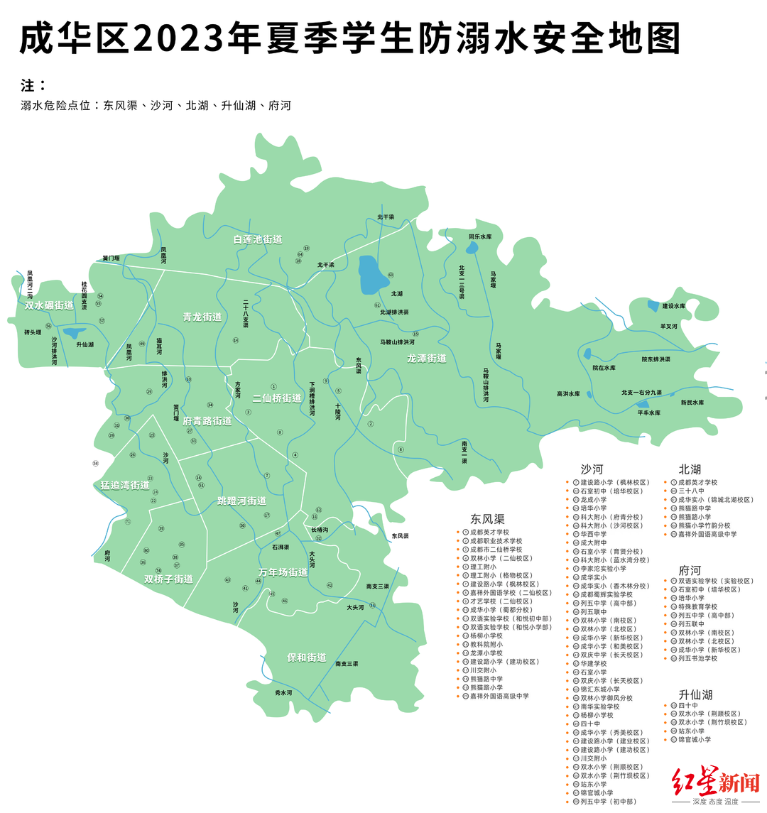 详版防溺水安全地图发布!暑假来了,家长一定要提醒孩子远离这些地方