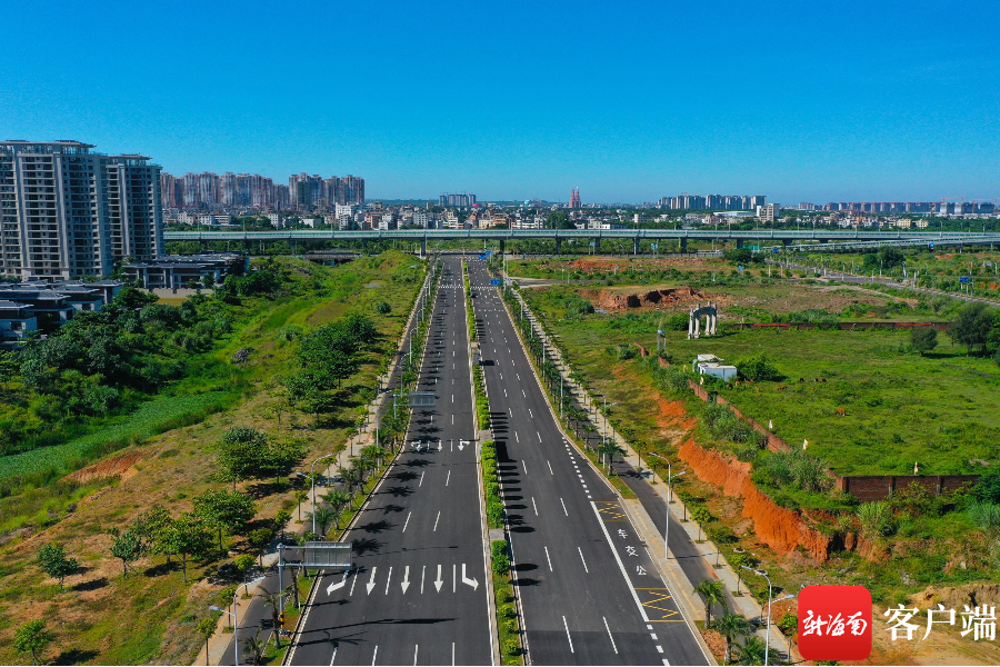 海口西海岸南片区多个路网通车