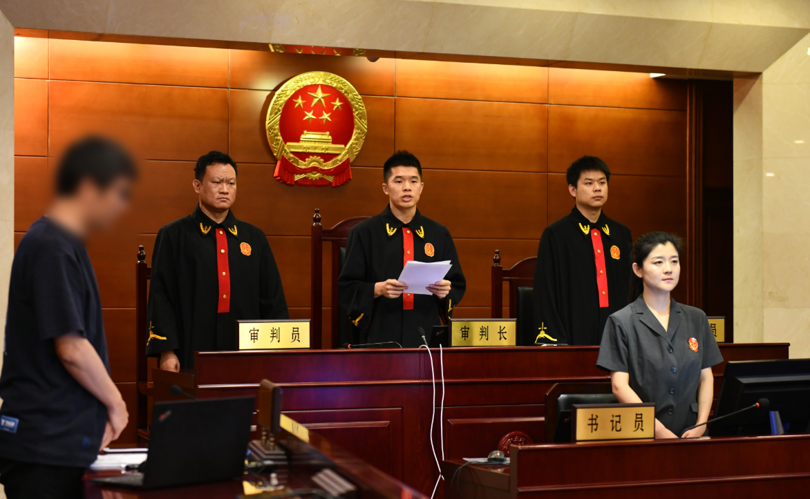 ↑庭审现场 图据北京朝阳区法院