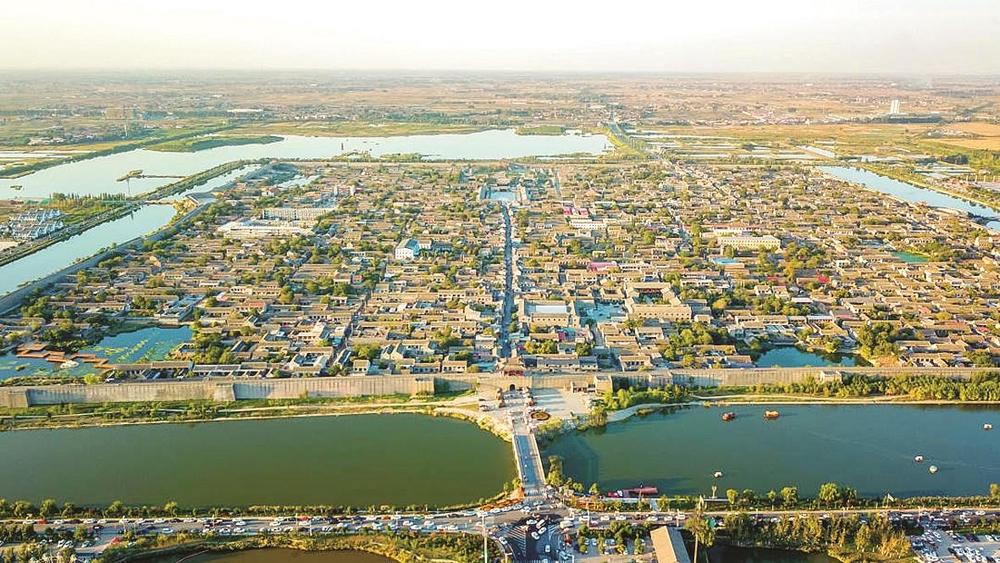 广府古城鸟瞰.永年区委宣传部 供图