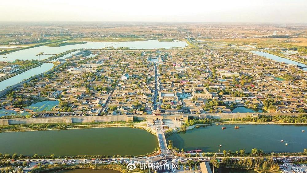 广府古城鸟瞰.永年区委宣传部 供图