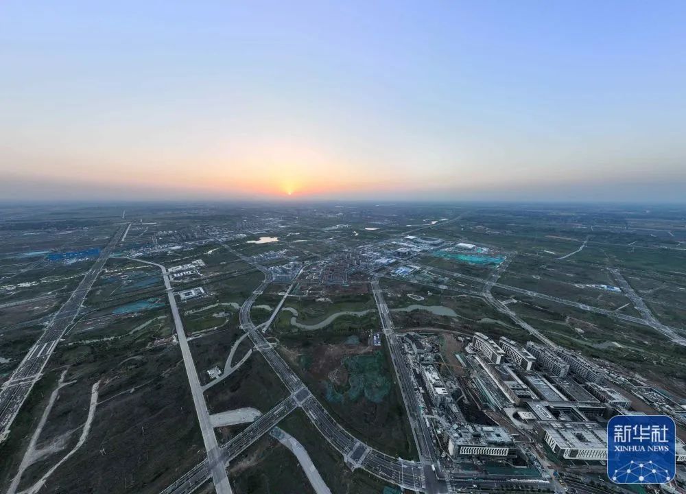 高清大图天空之眼瞰启动区各项目最新进展