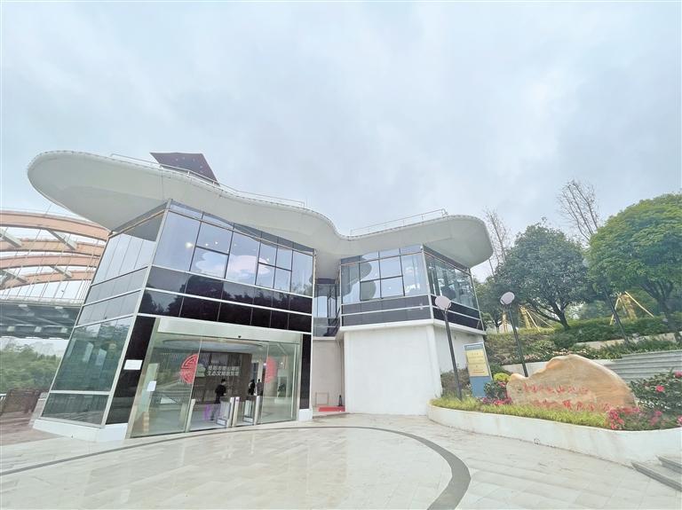 贵阳市观山湖区生态文明展览馆外观. 谌思宇 摄