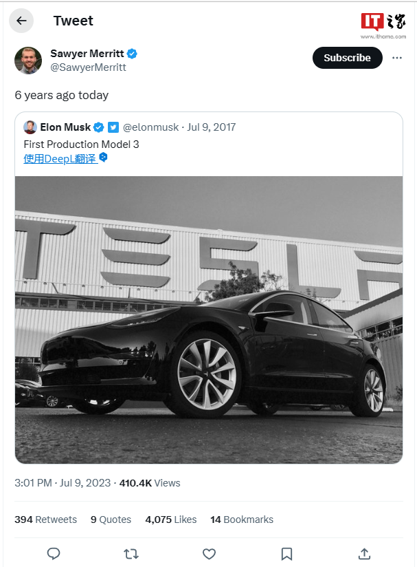 新款特斯拉Model3上海工厂路试谍照曝光 新车产线已调试完成