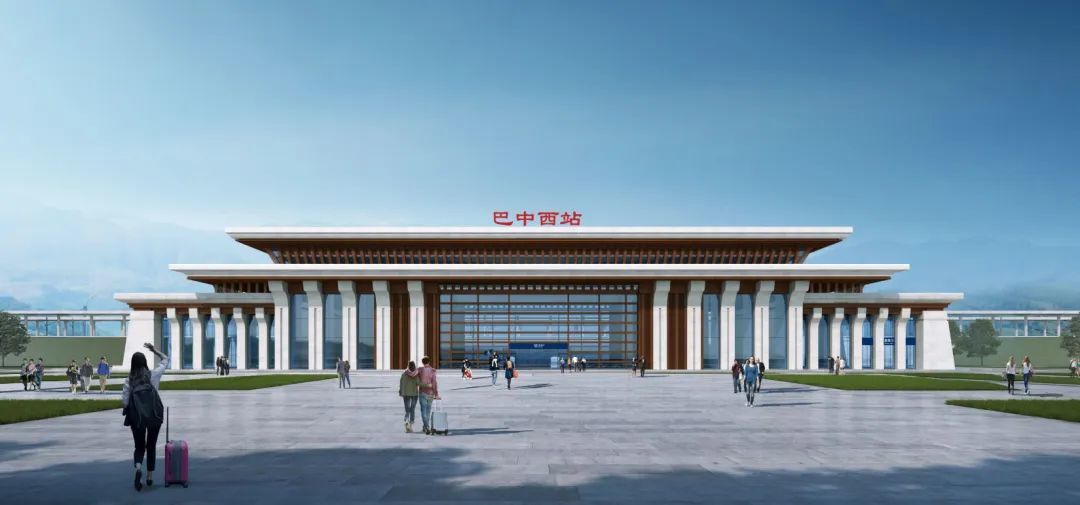 这条设计时速250公里的高铁,全线最大建设规模新建站封顶|巴中市_新浪