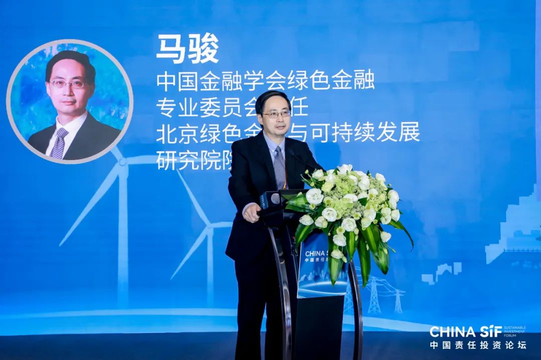 北京绿色金融与可持续发展研究院院长马骏