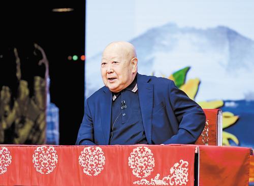 中国剧协名誉主席、著名京剧表演艺术家尚长荣。 河北日报通讯员 相春霞摄