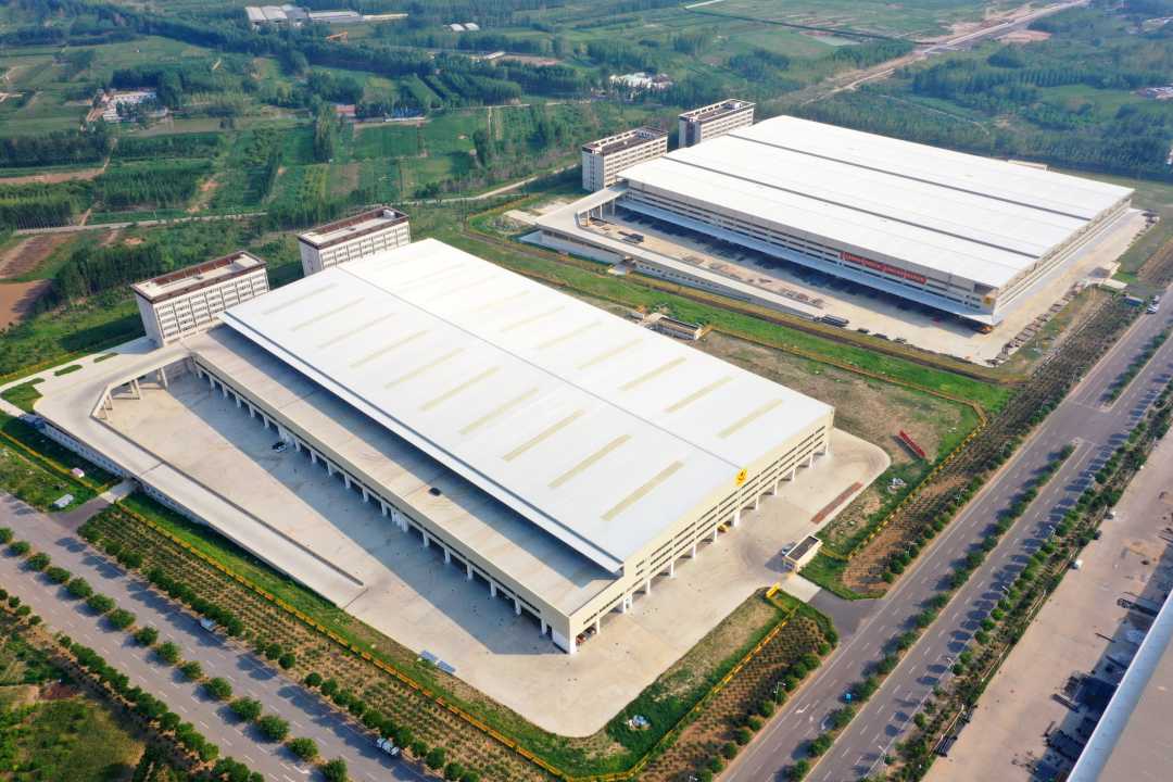 位于河北廊坊安次区的韵达集团北方区域总部基地.刘向摄