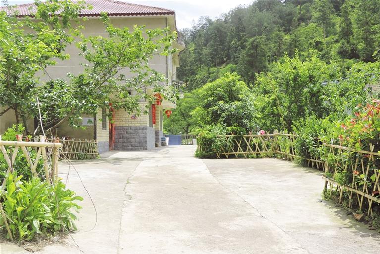 马号镇江元哨村五星美丽庭院. 郑旭 摄