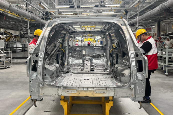 新哈弗h5生产车间. 长城汽车供图 华龙网发