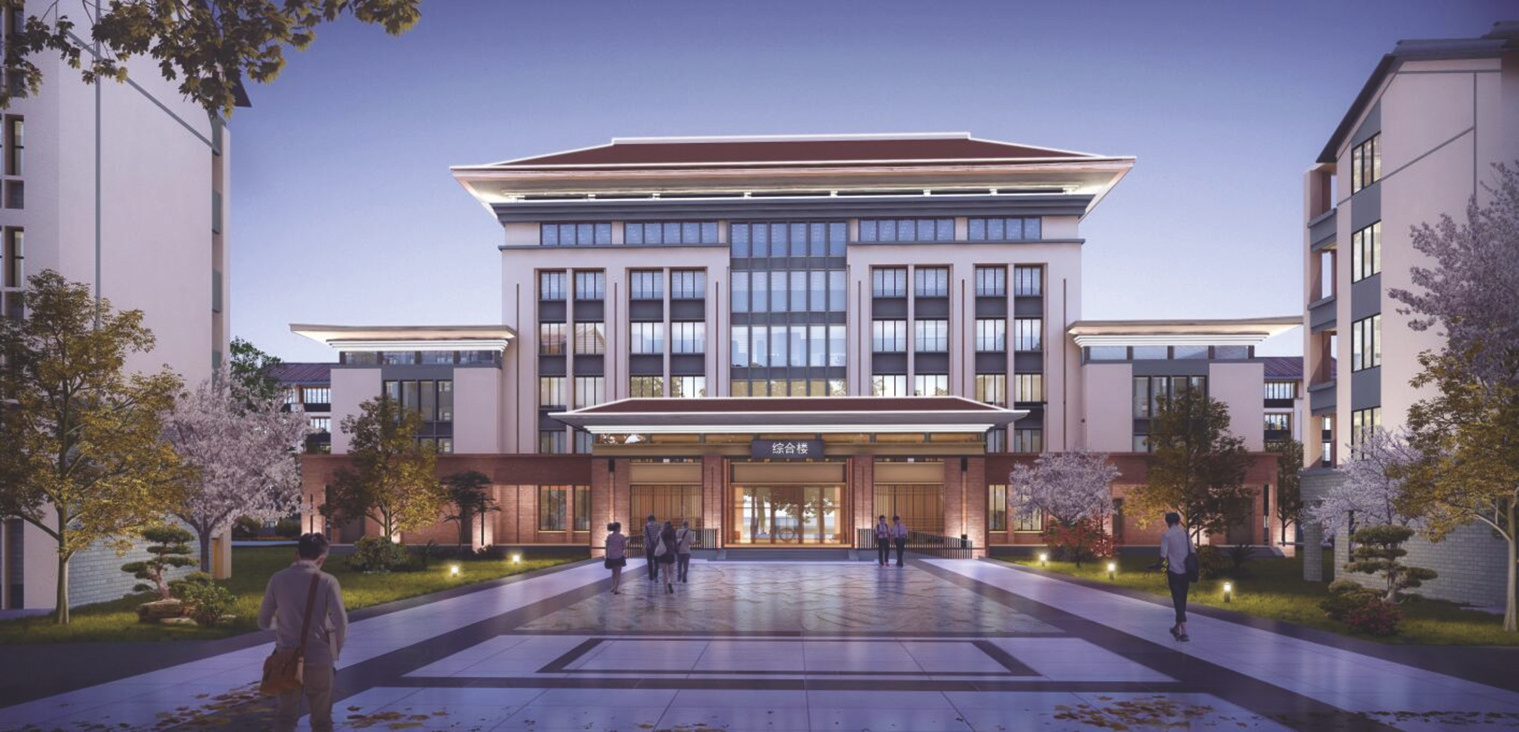     南宁市第四十二中学综合楼建设效果图