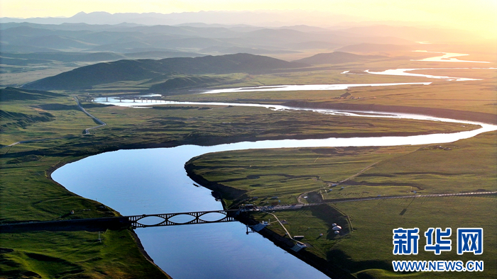 甘肃玛曲:光影黄河|黄河_新浪财经_新浪网