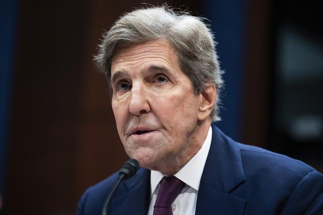 美国总统气候问题特使克里,资料图
