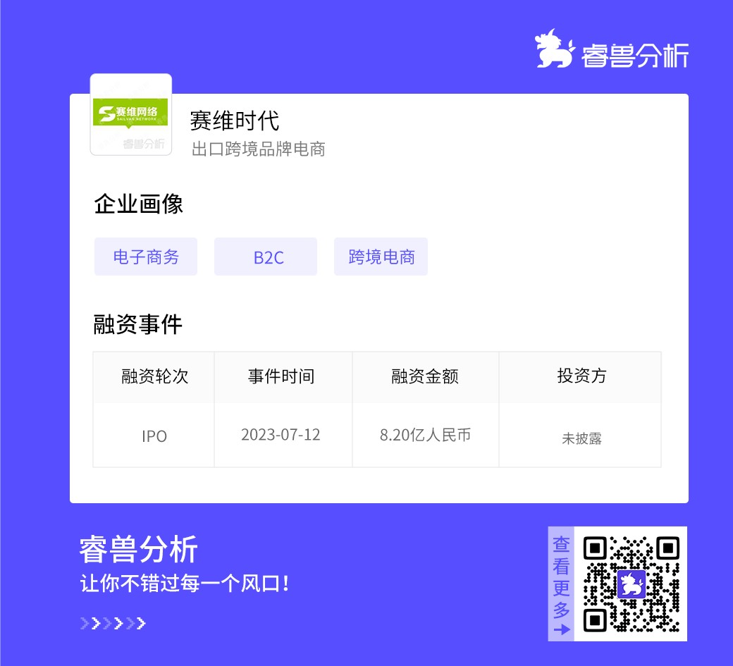 作者：守业邦赛维跨境电商创投头条精选