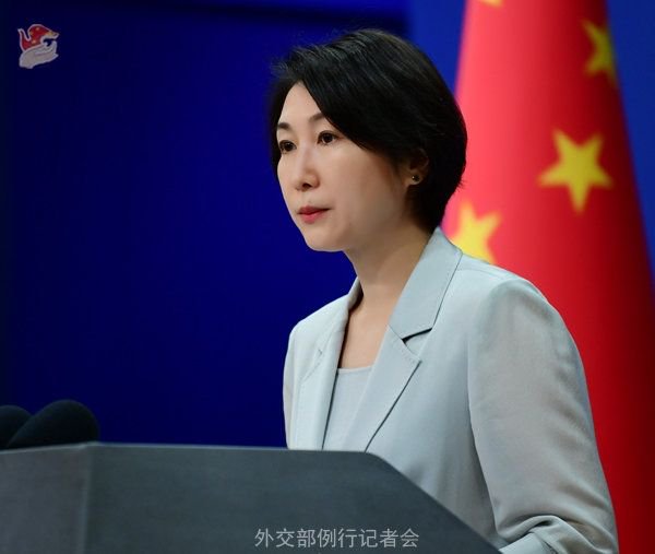 毛宁 资料图 图源:外交部网站