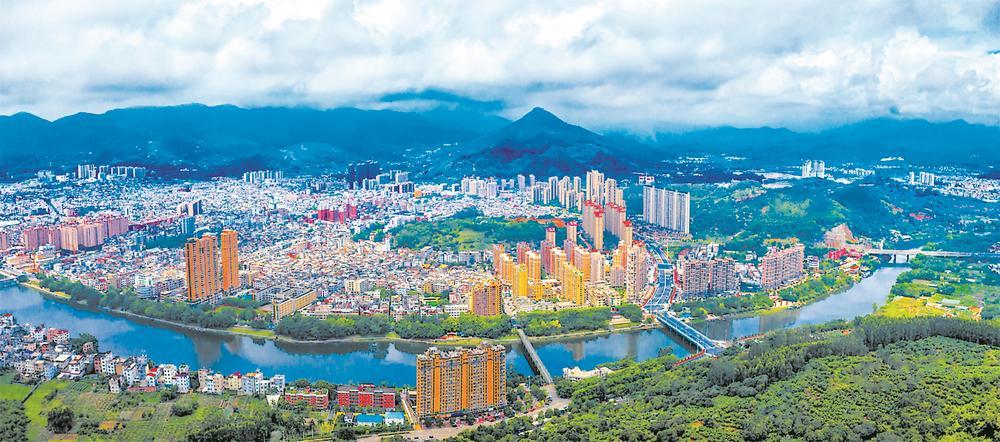 云霄县城鸟瞰图 谢勤杰 摄