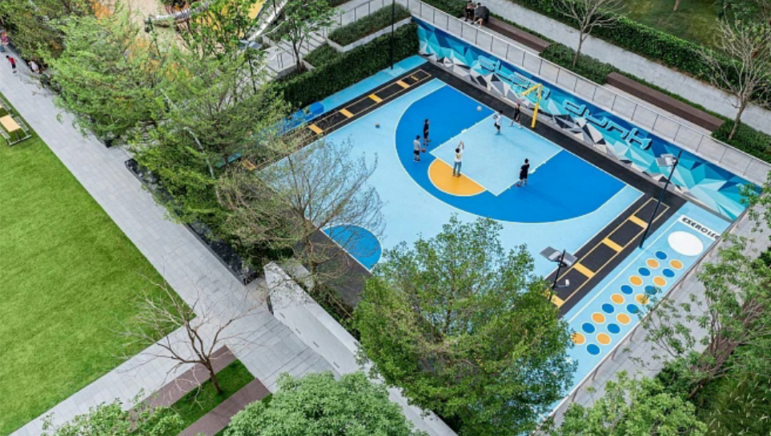 (运动场效果图)