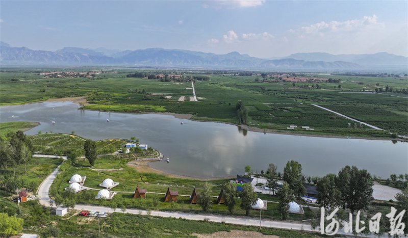 7月19日,张家口市蔚县白乐镇月牙湖景区.